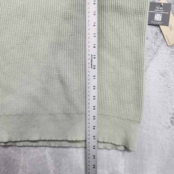 NEW Stitch Fix RD Style Sweater Women 1X Green Boyfriend Pullover Relaxed V-Neck - Picture 10 of 11